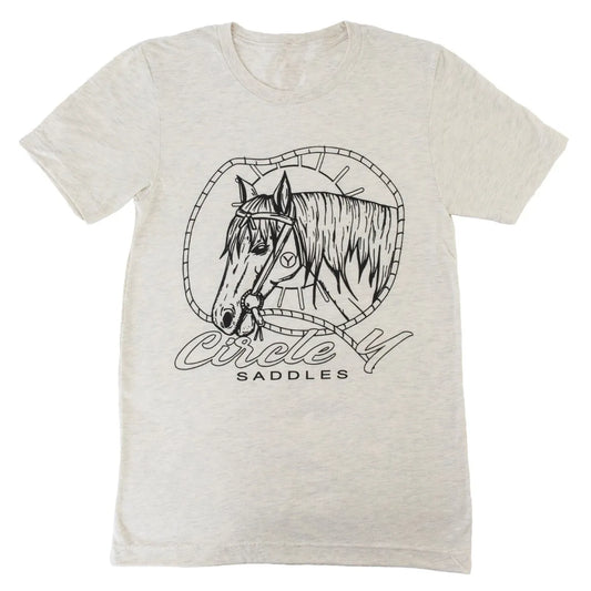 Circle Y Saddles Horse Head T-Shirt