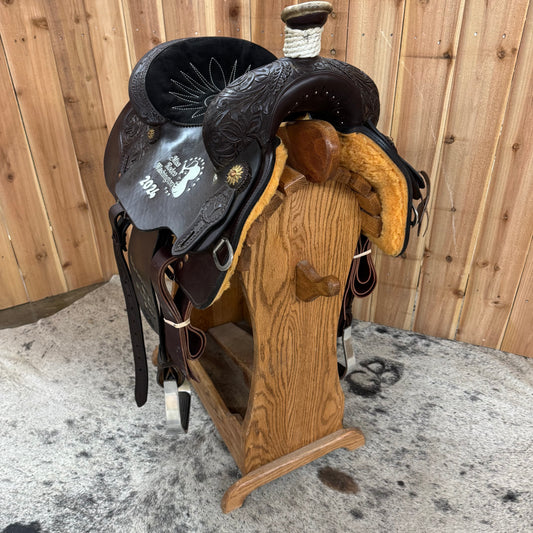 Circle Y All Around Trophy Saddle, 14" Seat (Demo)