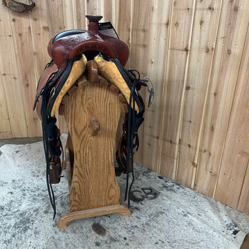 Circle Y Kingsley Flex2 Trail Saddle, 17" Seat (Demo)