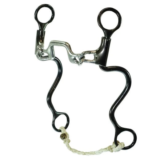 Dutton Square Ported Chain Long Calvary Shank Bit
