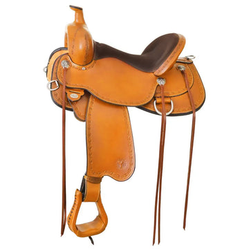 Circle Y 2377 Alpine Flex2 Trail Saddle, 17", Wide
