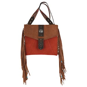 Red Dirt Hat Co. Ladies Suede w/Fringe Crossbody