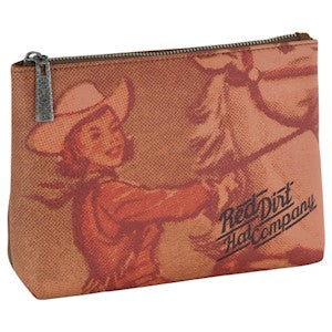 Red Dirt Hat Co. Ladies Vintage Cowgirl Cosmetic Pouch