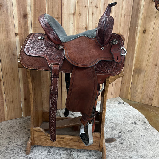 Circle Y Team Camarillo Speedster Barrel Saddle, 12.5" Seat (Demo)