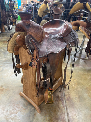 Used Sundance Saddle Shop Ranch Saddle, 15" Seat