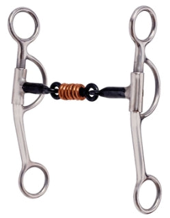 AHE Stainless Steel 5" 3 Piece Sweet Iron Mouth w/ Copper Rollers Training Bit