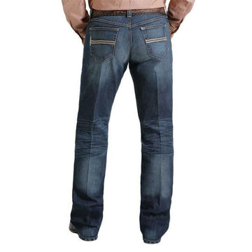 Cinch Carter 2.0 Relaxed Mid Rise Bootcut-Dark Stonewash