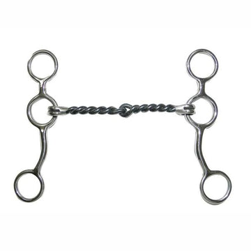 Cowboy Tack Junior Cow Horse Twisted Gag Bit