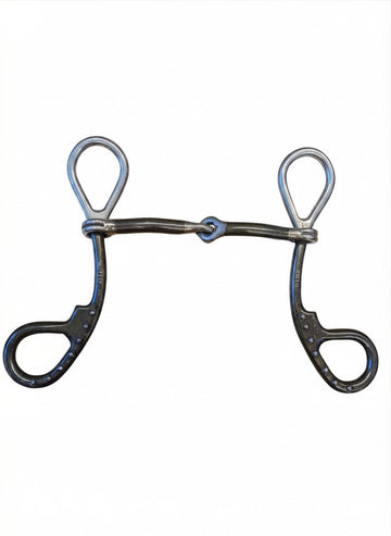 Jerry Beagley Short Shank Teardrop Snaffle Bit 5" Stainless Steel