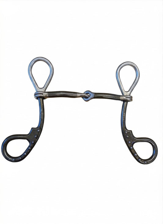Jerry Beagley Short Shank Teardrop Snaffle Bit 5" Stainless Steel