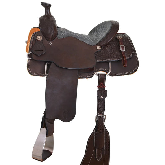 Circle Y Mesquite Roper Saddle-15", Wide Fit