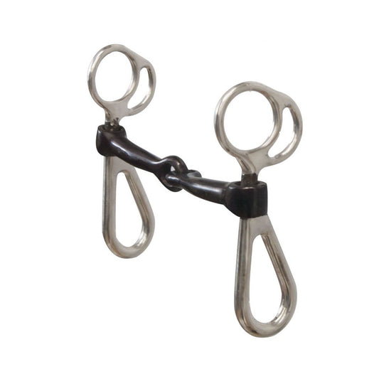 Stainless Steel Short Shank Curb Bit with 5" Sweet Iron Mouth