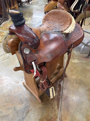 Used Billy Cook Saddlery Roper Saddle, 15.5" Seat