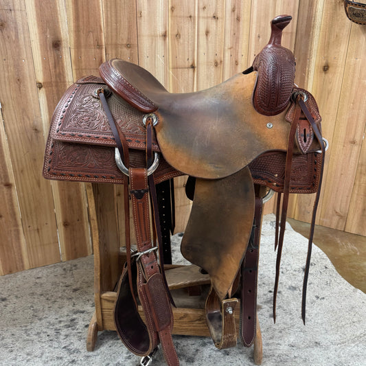 Paul Taylor Ranch Cutter Saddle, 16" Seat