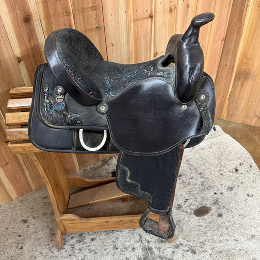 Used Nash Leather/Cordura Trail Saddle, 14" Seat