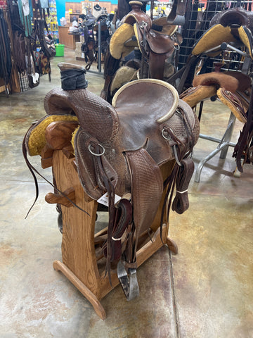 Used Heart of Texas Ranch Saddle, 15" Seat