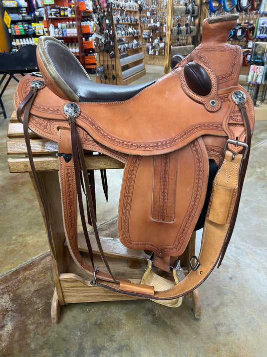 Brown's Custom Black Mesa Wade Saddle, 16.5" Seat