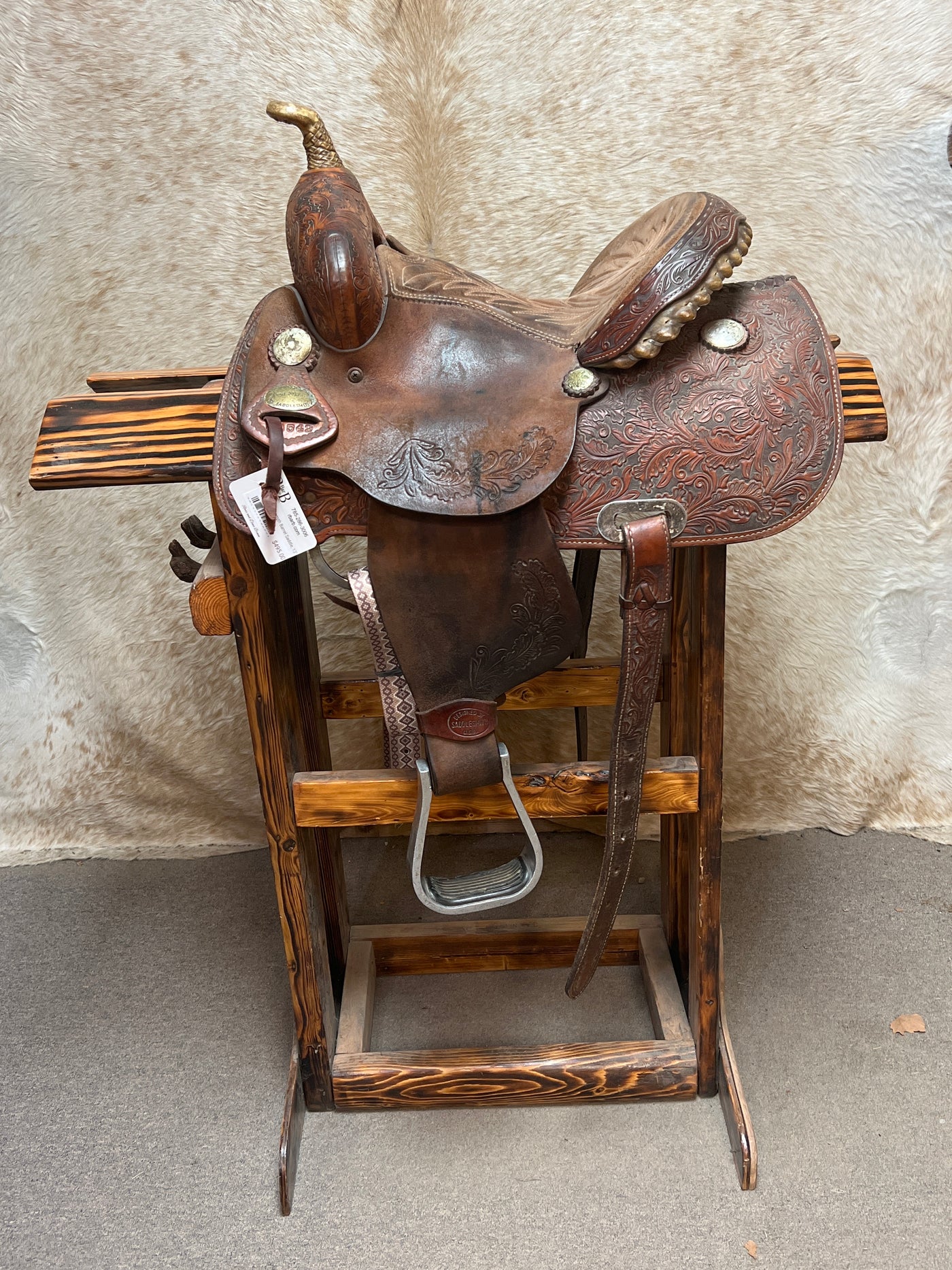 Used Saddlesmith Barrel Saddle, 13"