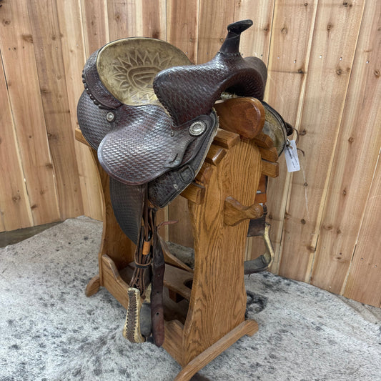 Used No Name Barrel Saddle, 14" Seat