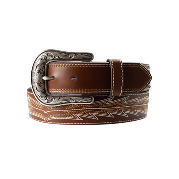 Ariat Women's Brown Casanova Boot Stitch Belt