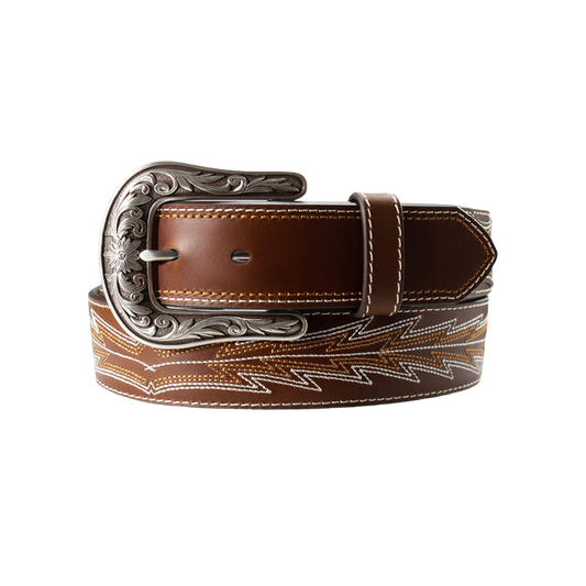 Ariat Women's Brown Casanova Boot Stitch Belt