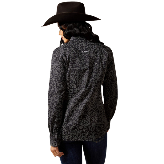 Ariat Women's Kirby Black Bootstitch Shirt