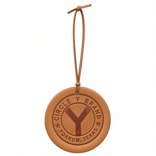 Circle Y Round Logo Air Freshener
