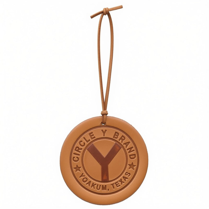 Circle Y Round Logo Air Freshener