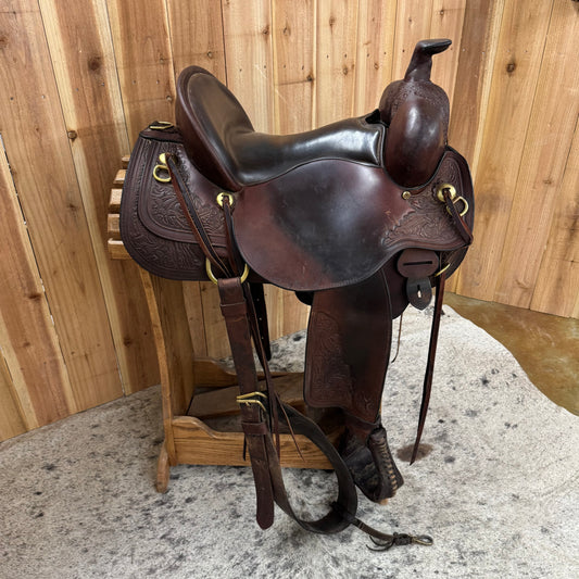 Used Circle Y Alpine Trail Saddle, 16" Seat