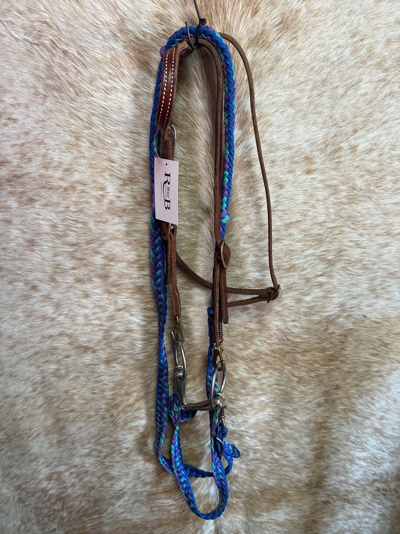 Used One Ear Bridle With O ring bit and Barrel Reins