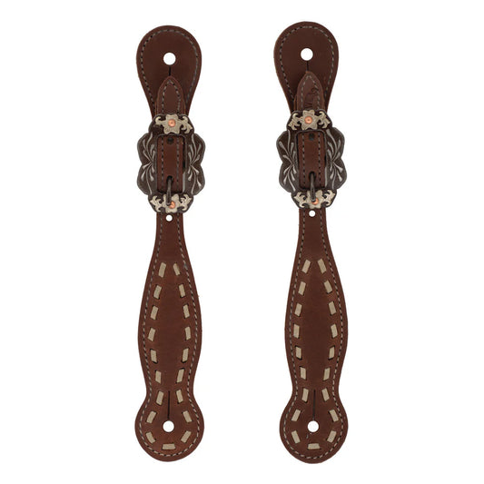 Weaver Oiled Hermann Oak Buckskin Spur Straps