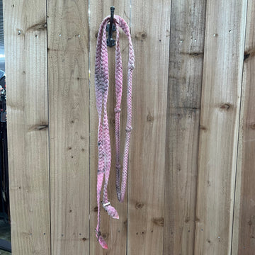 Used Pink Nylon Barrel Rein