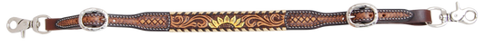 Rafter T Hand Painted Sunflower Wither Strap