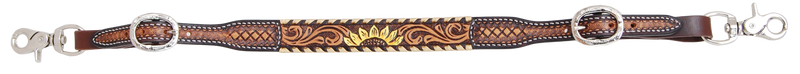 Rafter T Hand Painted Sunflower Wither Strap