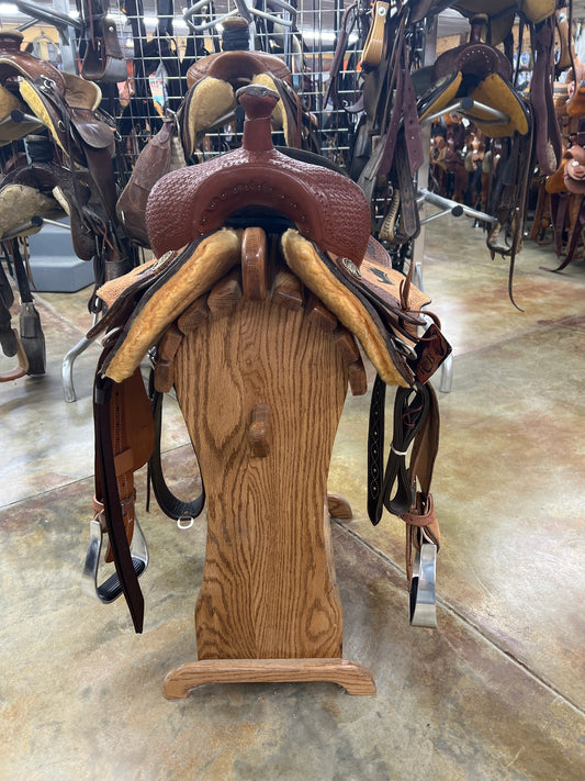 Used Corriente Barrel Saddle, 14.5" Seat
