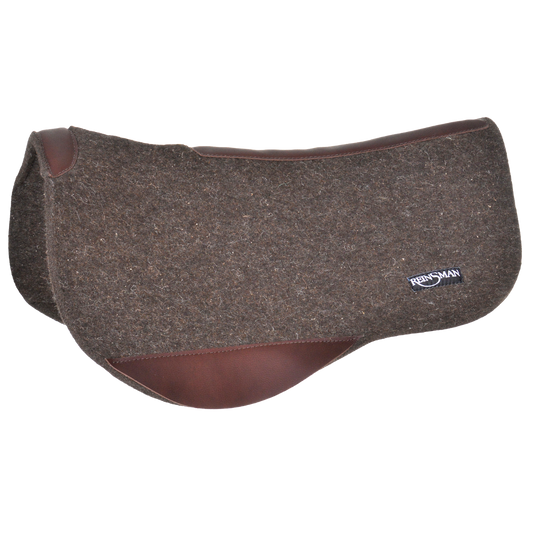 Reinsman Chocolate Wool Trail Contour Saddle Pad-30"X34"X3/4"