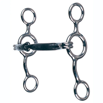 Reinsman 343 Junior Cowhorse Smooth Snaffle Bit