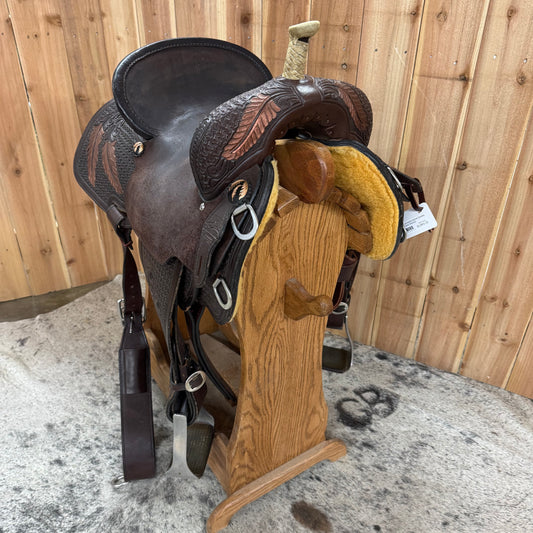 Circle Y Team Camarillo Barrel Saddle, 14" Seat (Demo)
