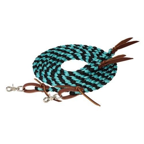 Weaver Braided Split Reins, 1/2"X8'