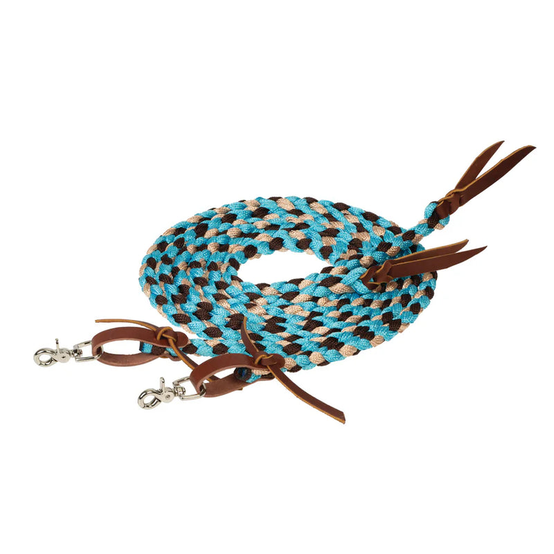 Weaver Braided Split Reins, 1/2"X8'