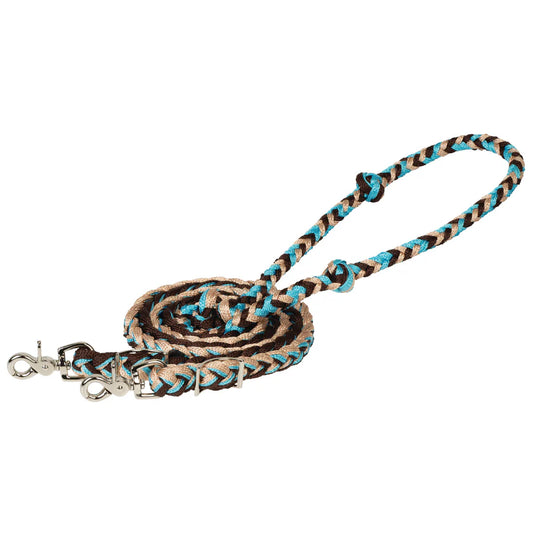 Weaver Braided Polyester Barrel Rein-3/4"X8'