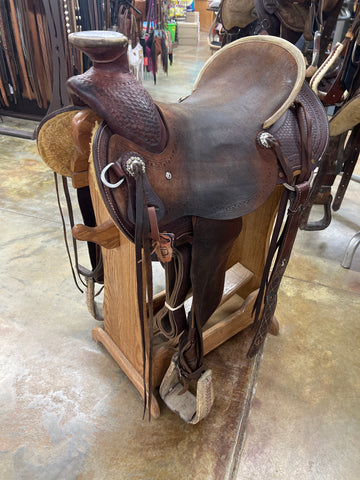 Used Robert Teskey Wade Saddle, 16" Seat