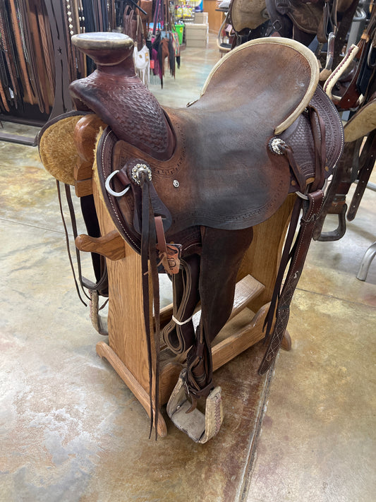 Used Robert Teskey Wade Saddle, 16" Seat