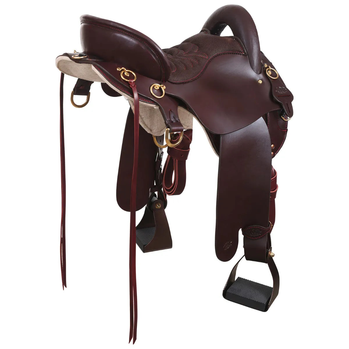 Tucker 359 Heritage Endurance Heavy Oil Chestnut Saddle, 16.5"