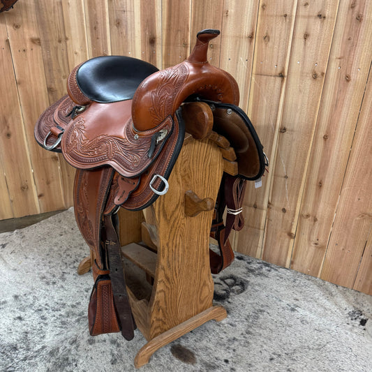 Used Circle Y Julie Goodnight Saddle, 17" Seat