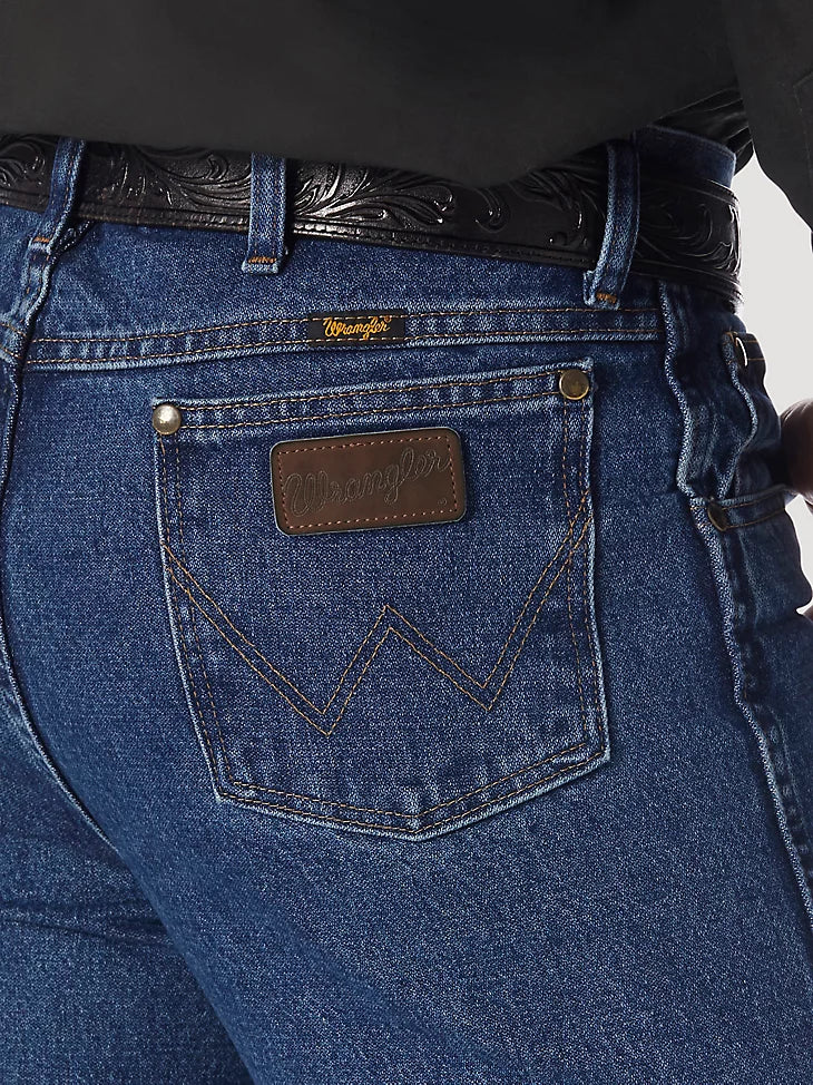 Wrangler Men's Premium Performance Dark Stone Cowboy Cut Slim Fit Jean