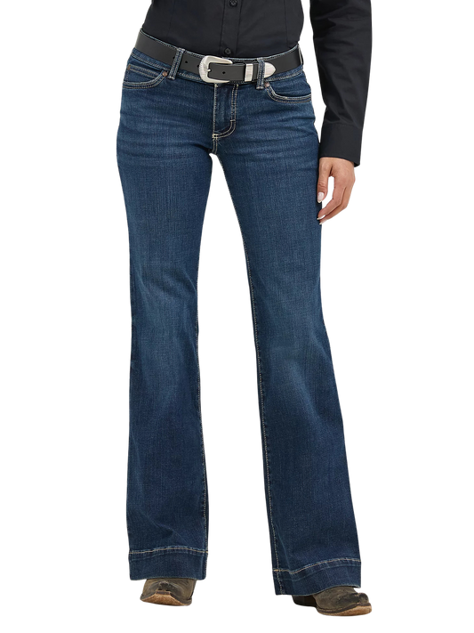 Wrangler Women's Retro Mae Wide Leg Trouser Jean-Samantha