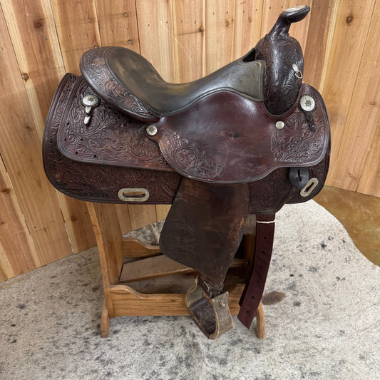 Used Circle Y Pleasure/Show Saddle, 15.5" Seat
