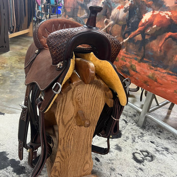 Martin Saddlery FX3 Barrel Racer Saddle-13.5"
