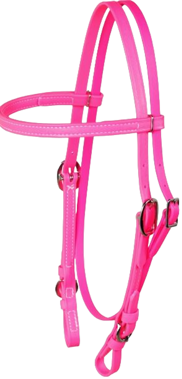 Berlin Custom Leather Beta Biothane Browband Headstall w/Buckle Cheeks